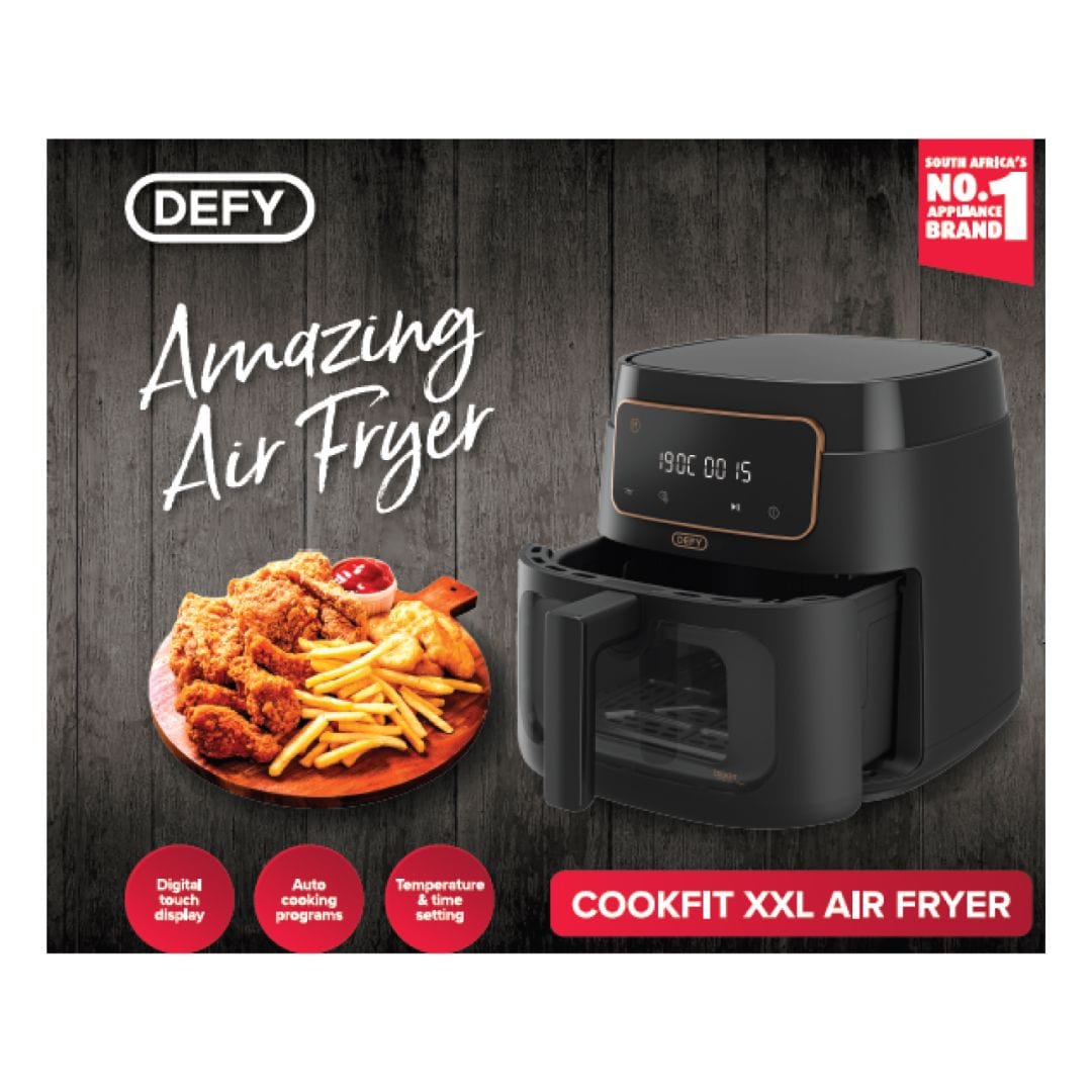 defy AIR FRYER Defy Airfryer 7.6L DAF 3376 DB (7397495767129)