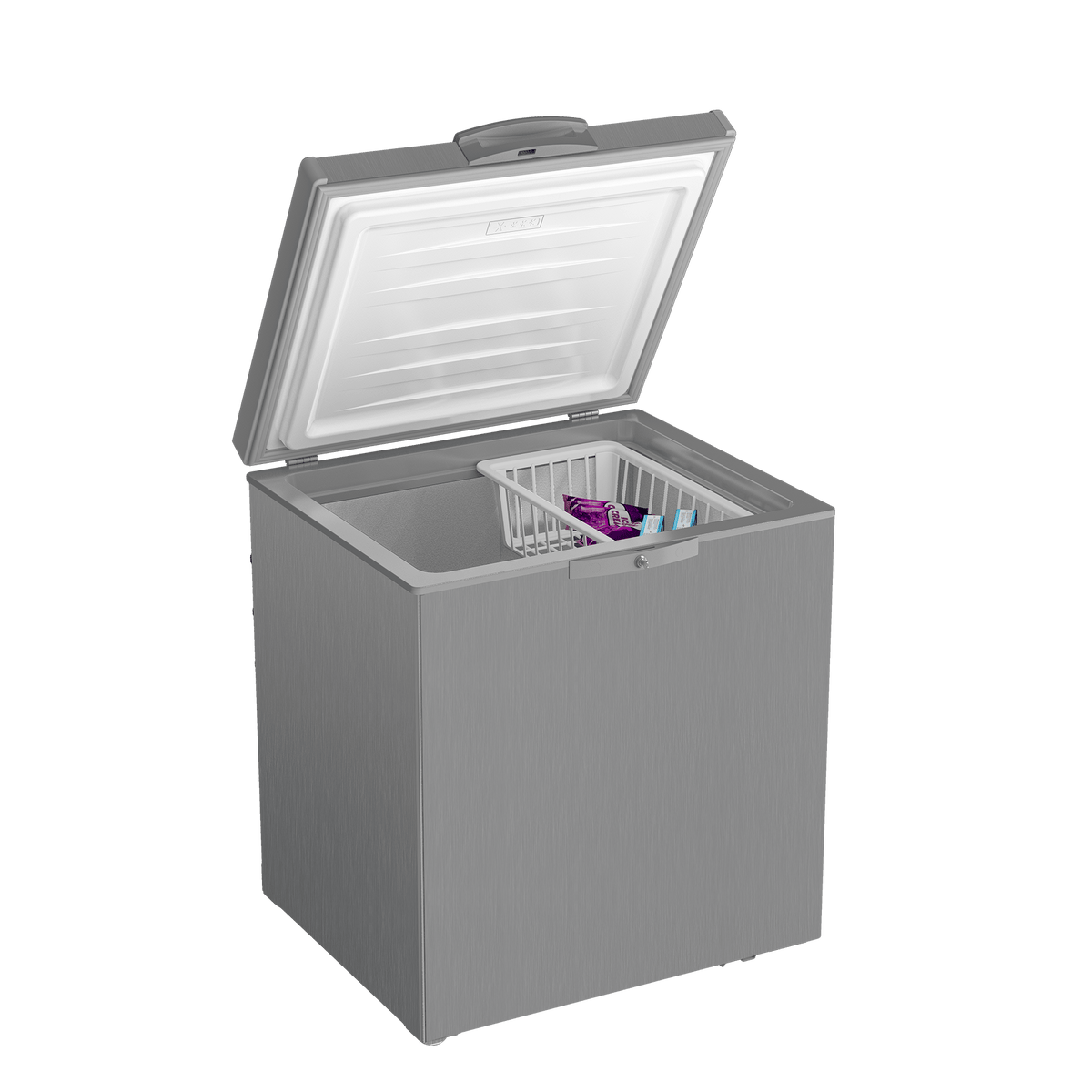 defy appliances DEFY 210L Satin Metallic Chest Freezer DMF513
