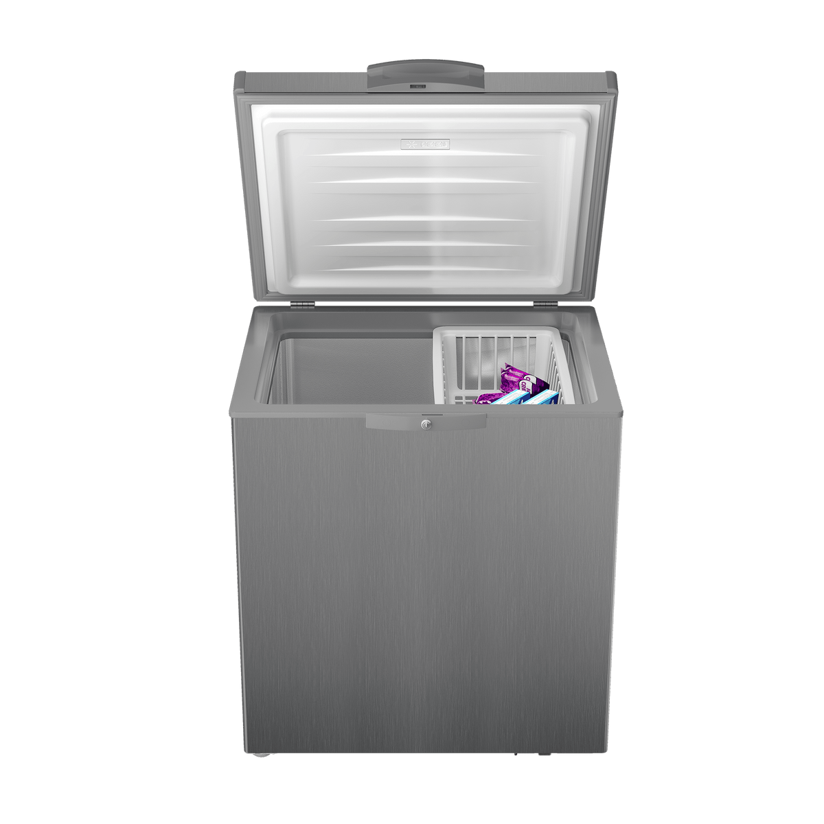 defy appliances DEFY 210L Satin Metallic Chest Freezer DMF513