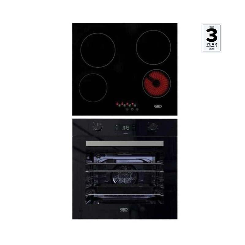 defy appliances Defy 60cm Black Oven And Hob DCB896 (4696844861529)