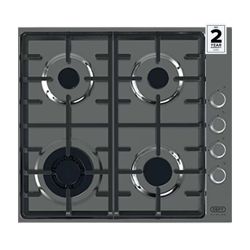 defy Defy 60CM 4 Burner Gas Hob Stainless Steel DHG 602 (4653263618137)