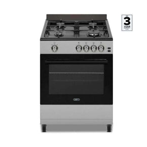 defy Defy 60cm Silver Black 4 Burners Gas Stove DGS601 (6566537298009)