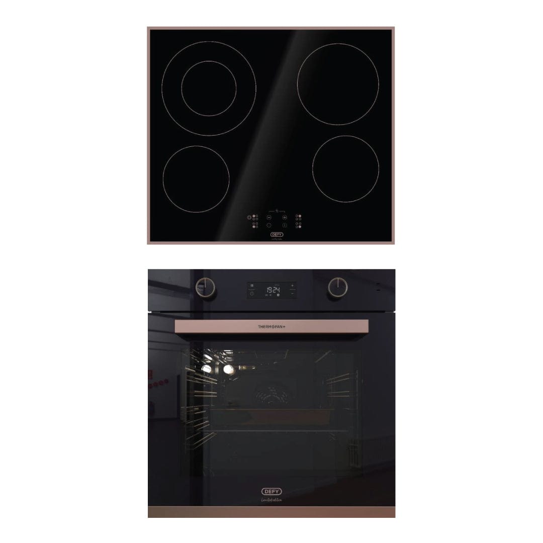 defy Defy Rose Gold 60 cm Oven & Hob Set DCB115