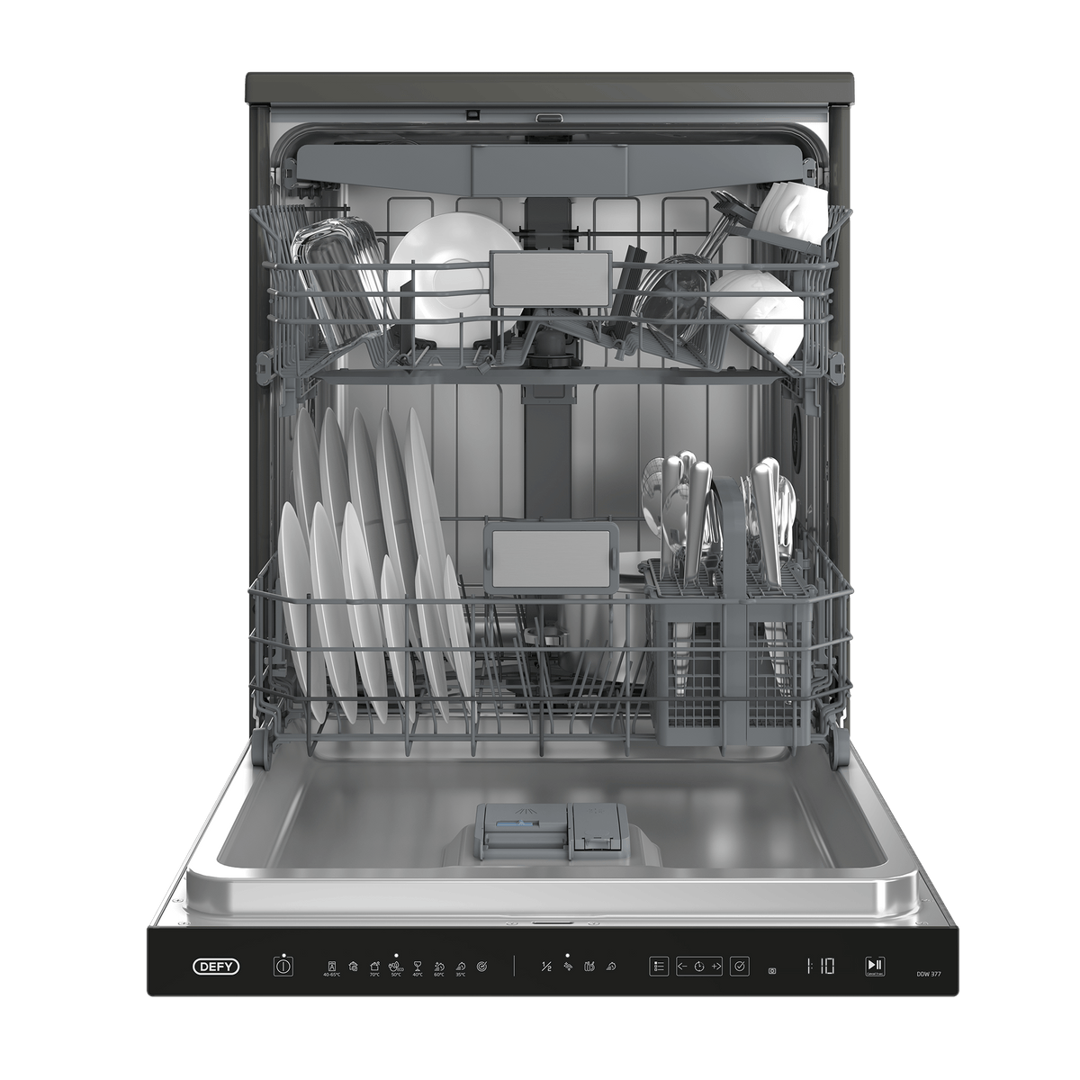 defy Dishwasher Defy 15pl Dark Inox Dishwasher - DDW377