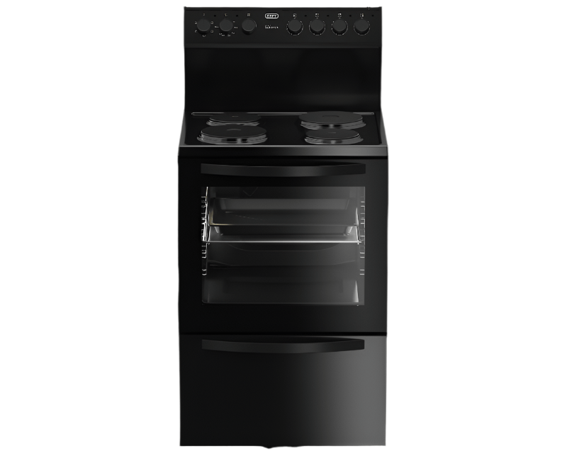 defy electric Stove Defy Kitchenaire 60cm  Electric Stove Black DSS694
