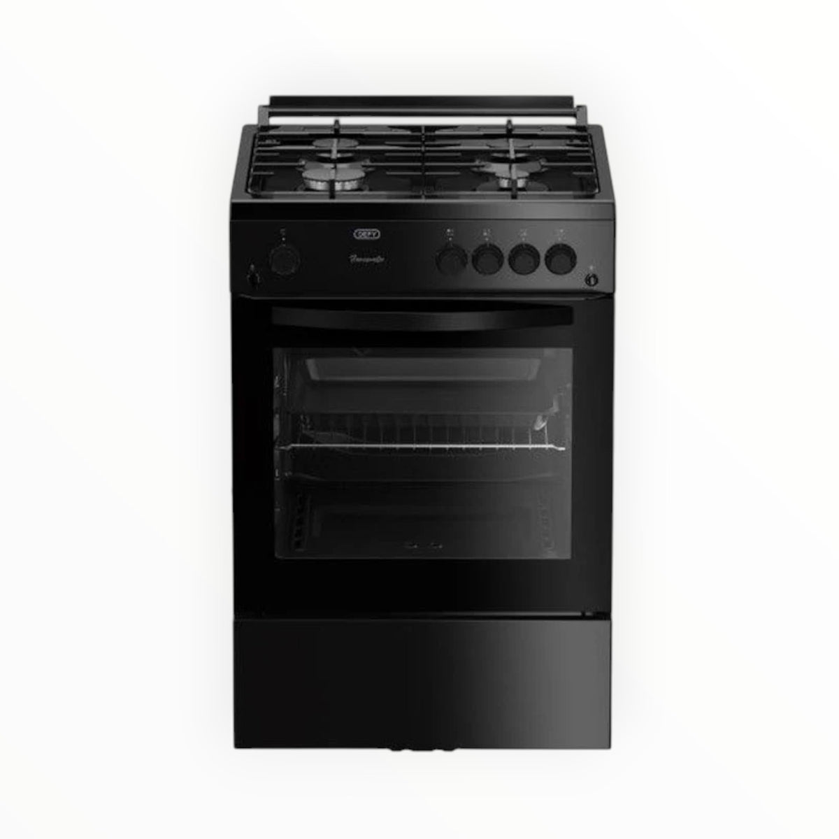 DEFY Free standing stoves Defy 60cm Black Full Gas Cooker DGS670X