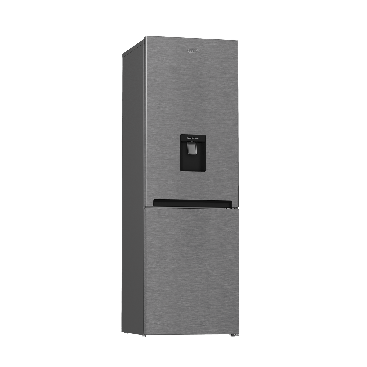 defy Fridge Defy 348L Satin Metallic Eco Combi Fridge With Water Dispenser DAC645 C455
