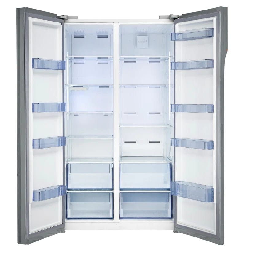 defy Fridge Defy 618L Metallic Dual Cooling Side by Side DFF438