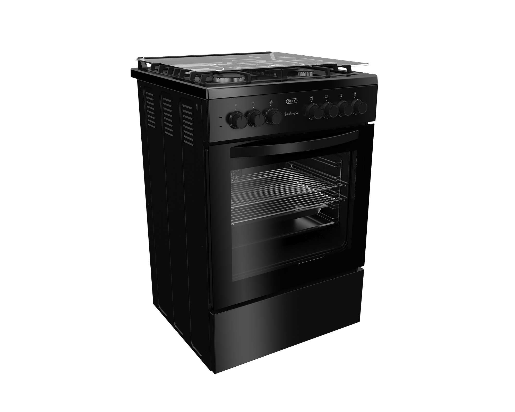 Defy GAS/ELECTRIC STOVE Defy 60cm Black Multifunction Gas Electric Stove DGS606
