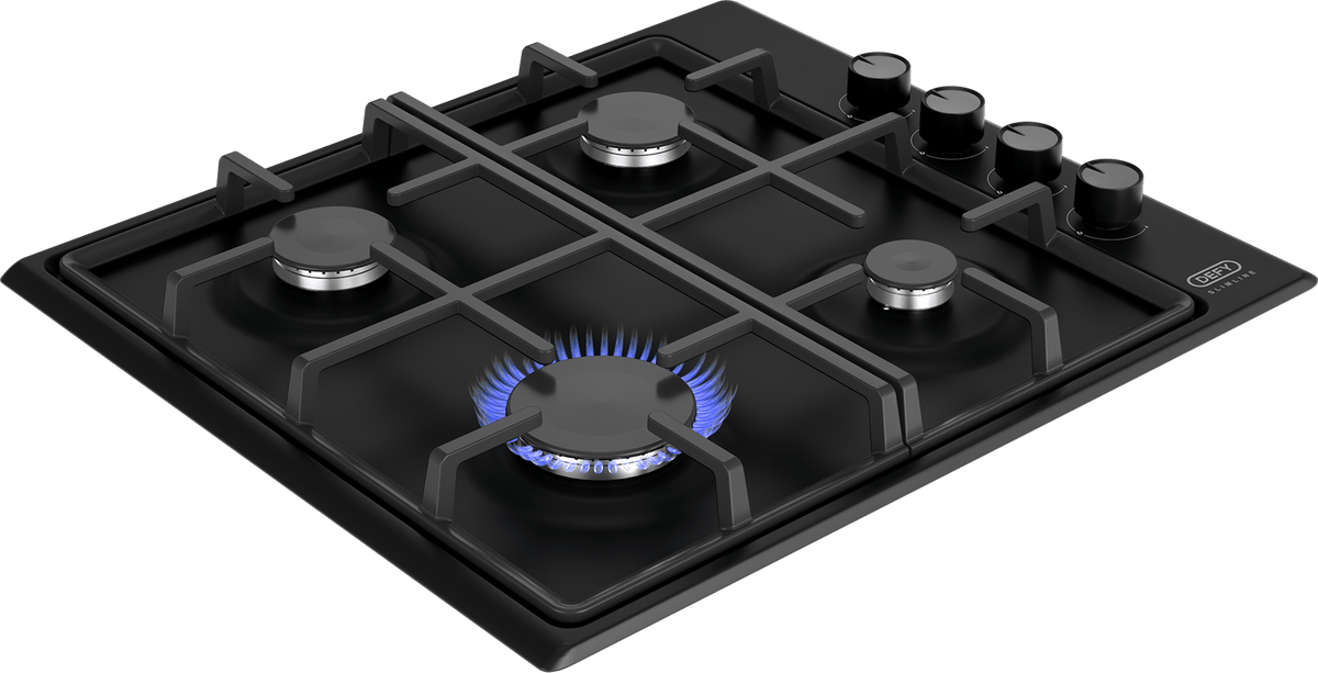 defy Gas Hob Defy 60cm Black Gas Hob DHG132