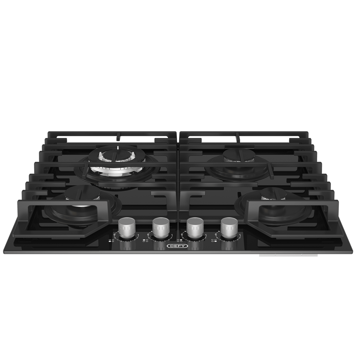 DEFY Gas Hob DEFY 65cm Black Gas HOB DHG614 (7800992923737)