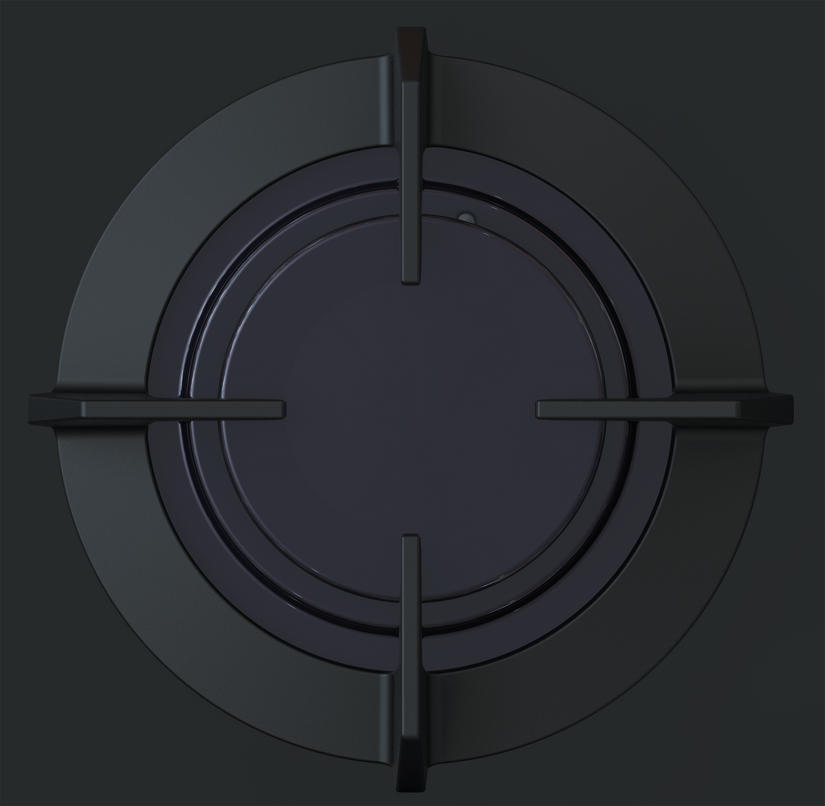 DEFY Hob Defy 65cm Black Glass Dual Fuel Hob DHG606