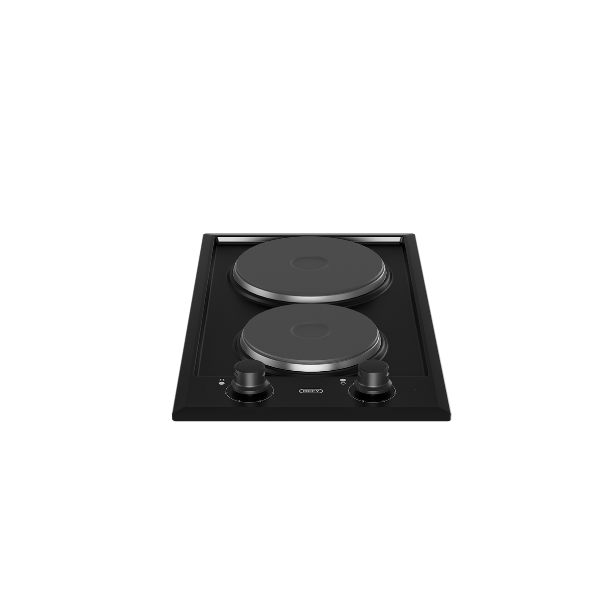 defy Hobs Defy Black 2 Plate Solid  DHD400