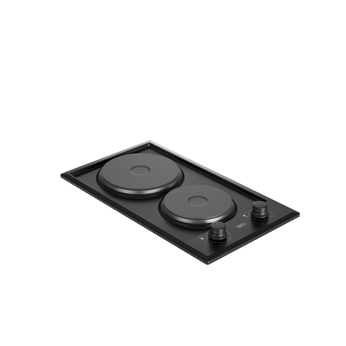 defy Hobs Defy Black 2 Plate Solid  DHD400