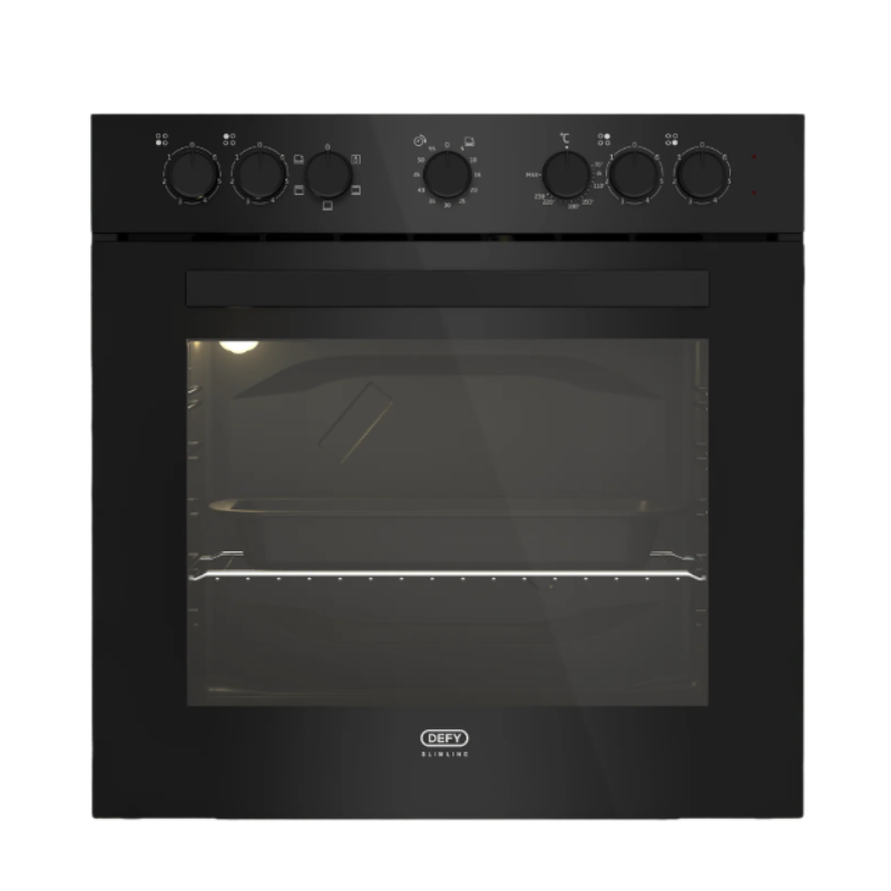 Defy Ovens Defy 60cm Black Undercounter Oven DBO482E (7768855019609)