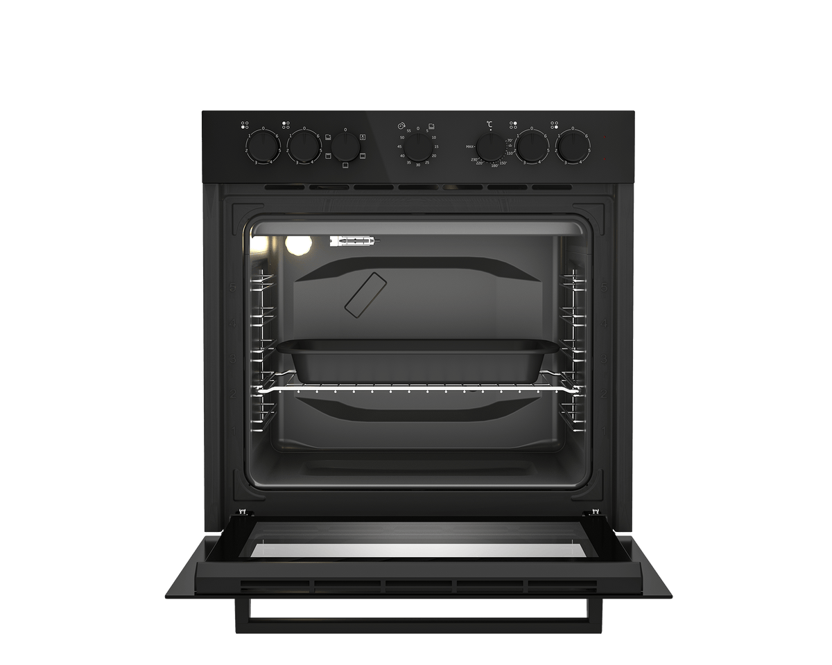 Defy Ovens Defy 60cm Black Undercounter Oven DBO482E (7768855019609)