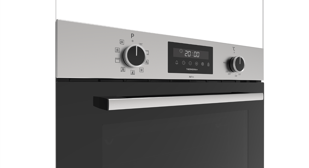 Defy DBO696 60cm Built-In Oven ThermoFan+ & AirFire Inox