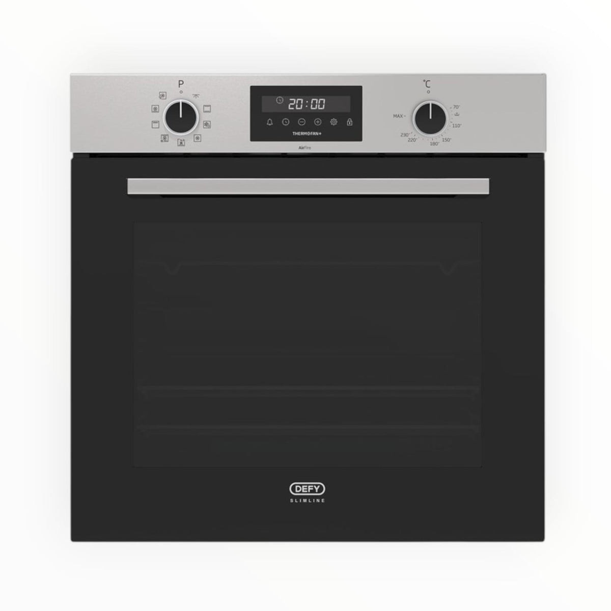 Defy DBO696 60cm Built-In Oven ThermoFan+ & AirFire Inox