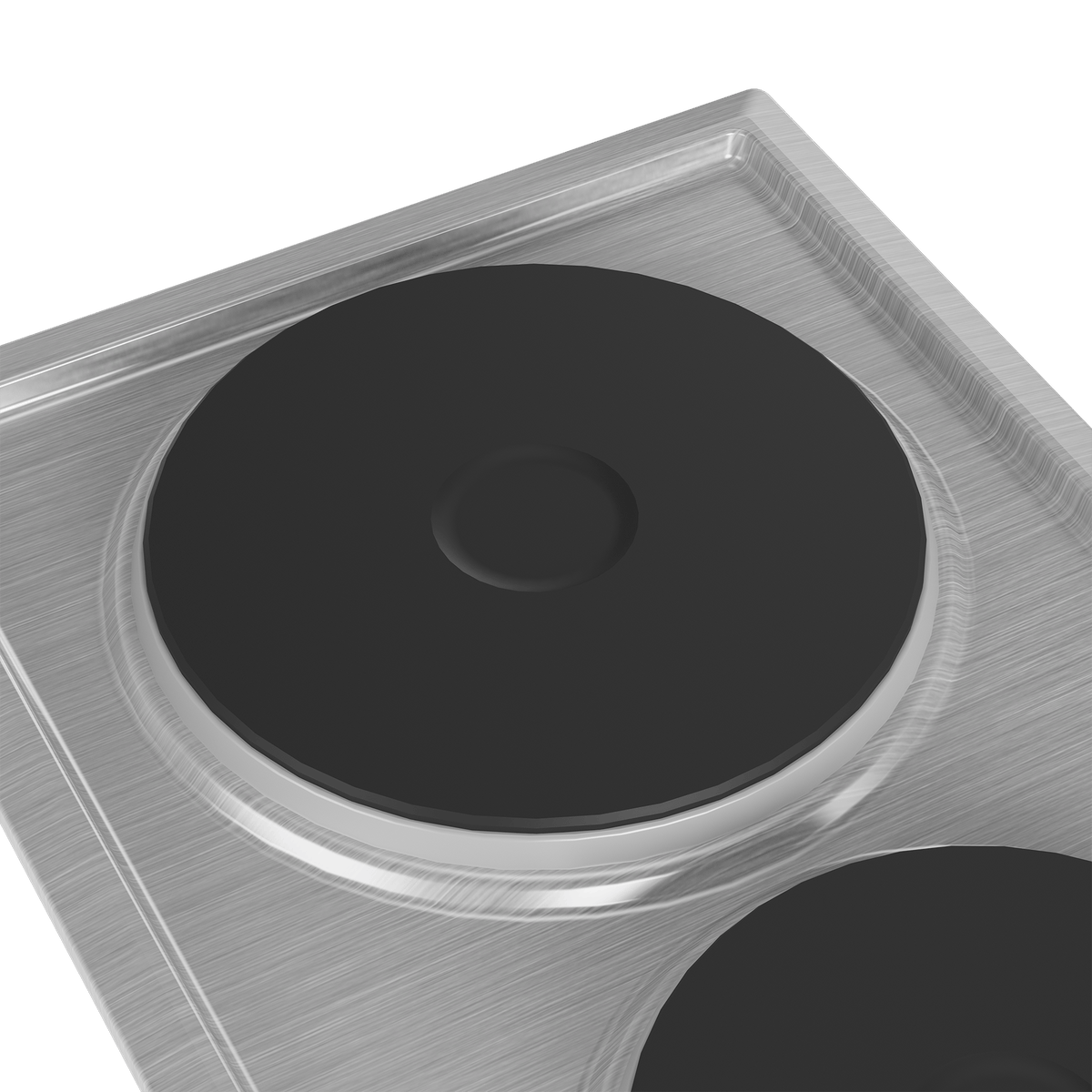 defy Promotions Defy 2 Plate Stainless Steel Solid Hob DHD401