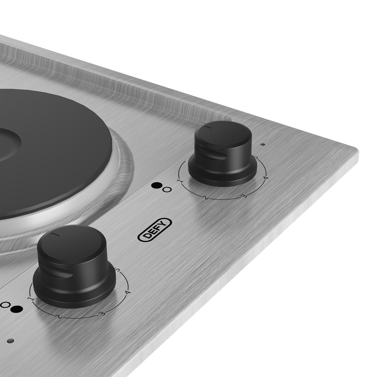 defy Promotions Defy 2 Plate Stainless Steel Solid Hob DHD401