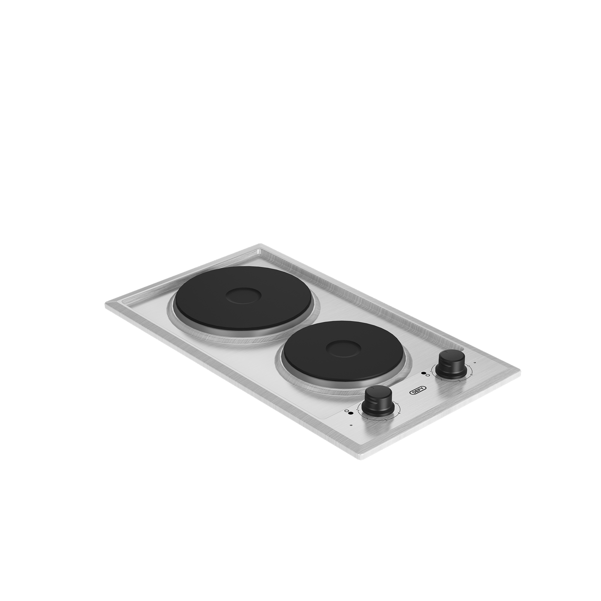 defy Promotions Defy 2 Plate Stainless Steel Solid Hob DHD401
