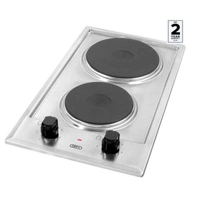 defy Promotions Defy 2 Plate Stainless Steel Solid Hob DHD401 (2061601505369)