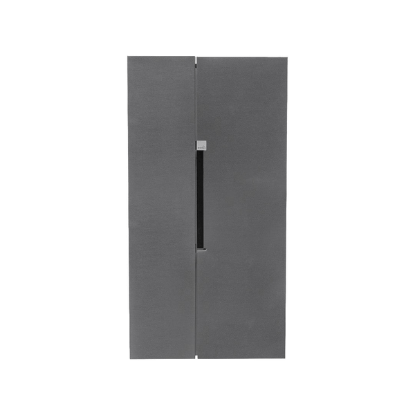 Defy 559L Satin Metallic Side by Side Fridge Freezer without Water Dis