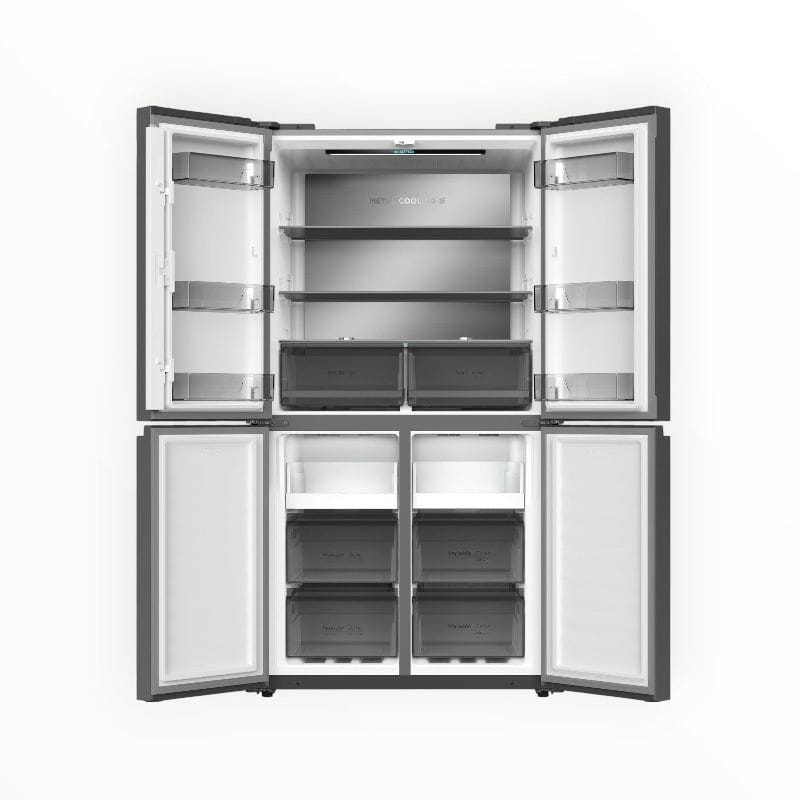 DEFY Refrigerators Defy 601L Multi-Door Fridge Dark Inox DFF590