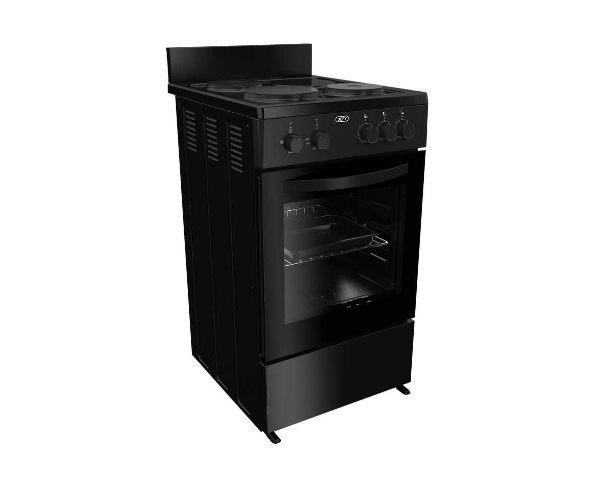 Defy Stove Defy 50cm 3 Plate Black Compact Stove DSS553