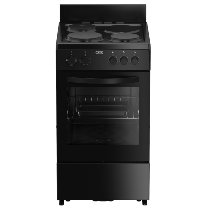 DEFY Stove Defy 50cm 3 Plate Black Compact Stove DSS553 (7765414576217)