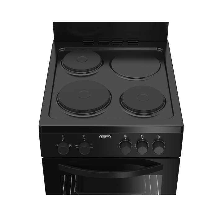 DEFY Stove Defy 50cm 3 Plate Black Compact Stove DSS553 (7765414576217)