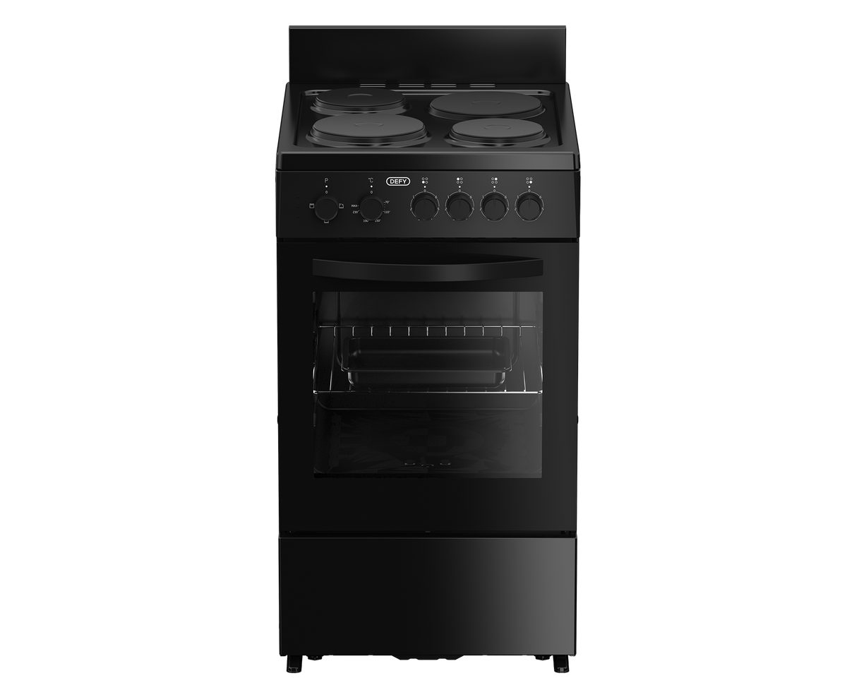 DEFY Stove Defy 50cm Black 4 Plate Electric Stove DSS554 (7765428666457)