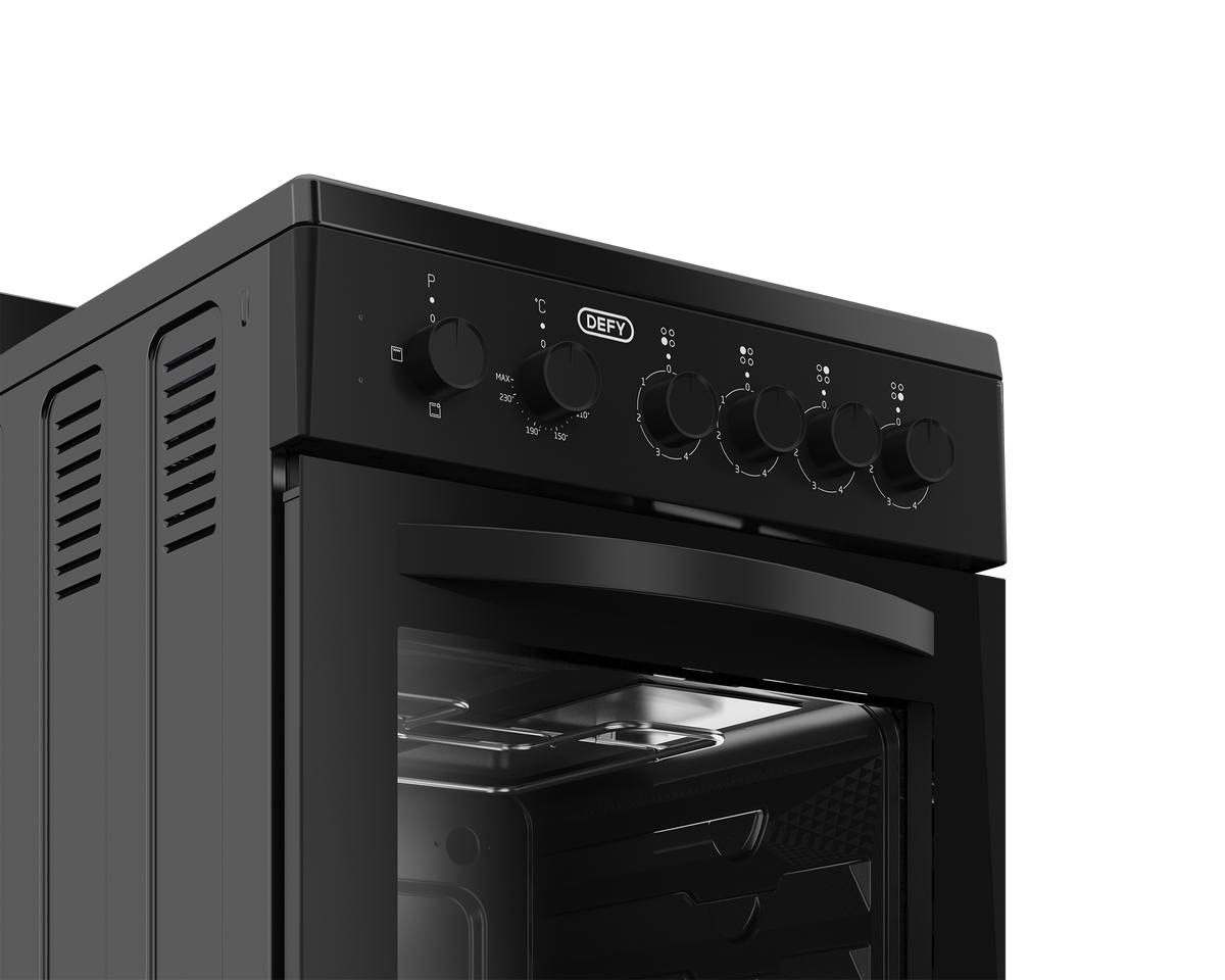 DEFY Stove Defy 50cm Black 4 Plate Electric Stove DSS554 (7765428666457)