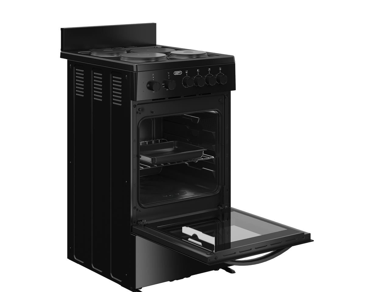 DEFY Stove Defy 50cm Black 4 Plate Electric Stove DSS554 (7765428666457)