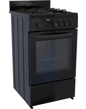 defy STOVE Defy 57L Black 4 Burner Gas Stove DGS168 (2061572833369)