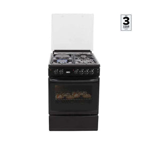 defy Stove Defy 60cm Black Gas Electric Stove DGS179 (2061712523353)