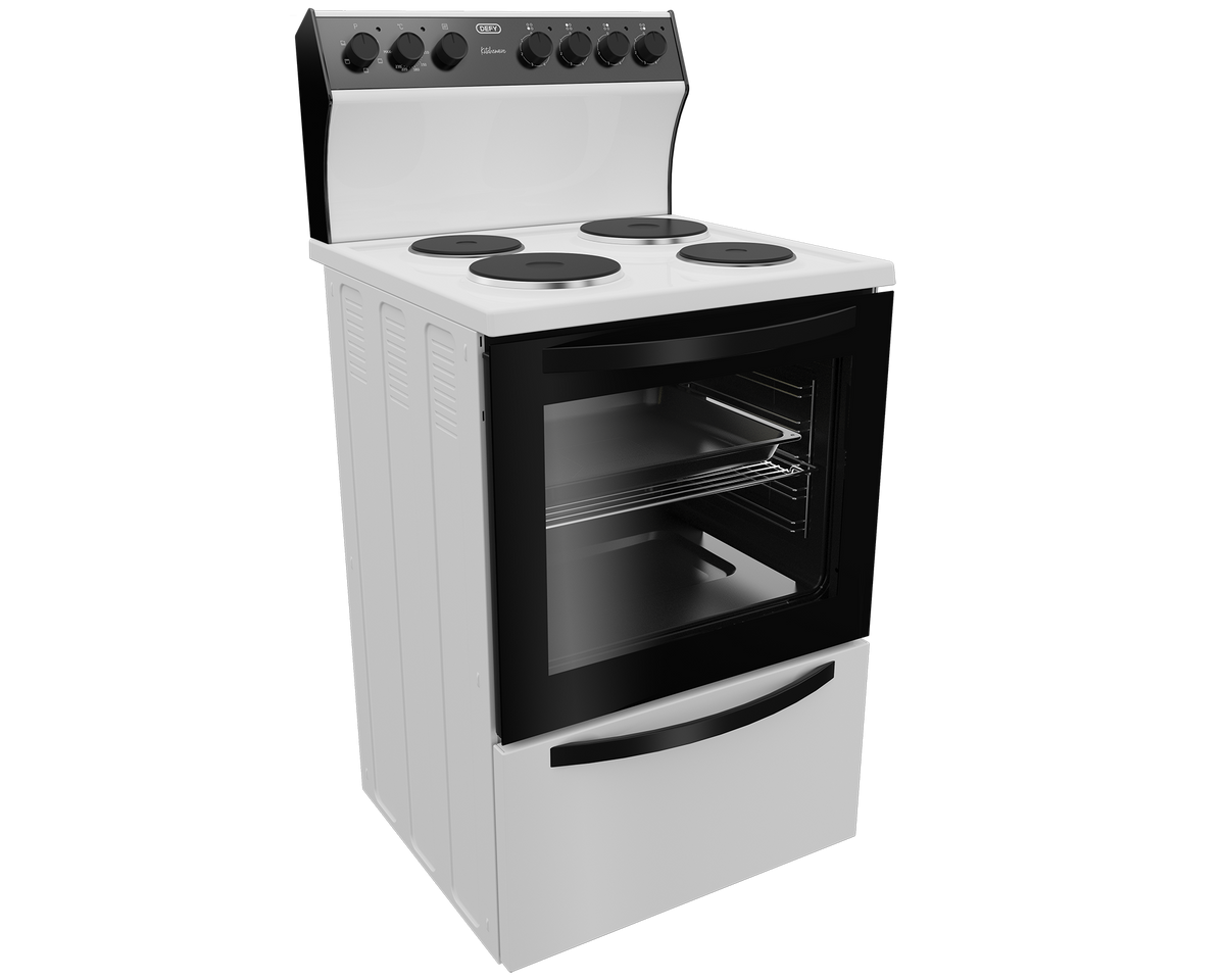 defy STOVE Defy Kitchenaire 60cm Electric Stove White DSS693