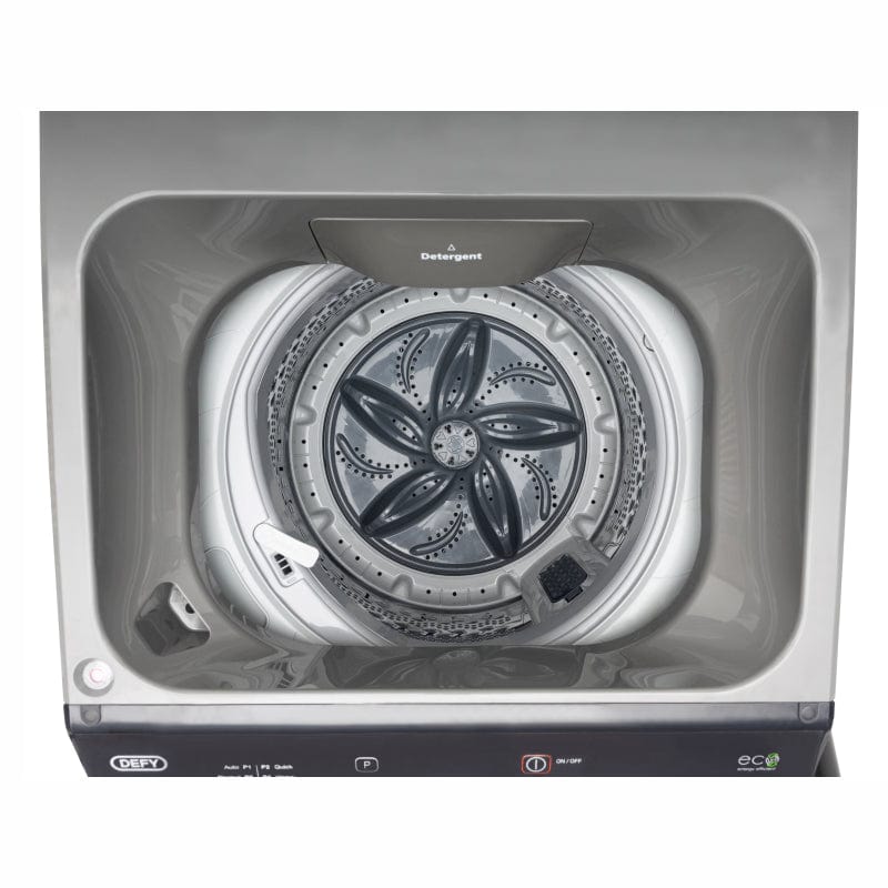defy Top loader Defy 8KG  Manhattan Grey Top Loader Washing Machine DTL165 (6941482778713)