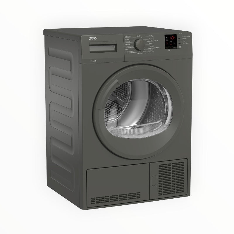 DEFY Tumble Dryer Defy 10kg Condenser Tumble Dryer Manhattan Gray - DTD 322