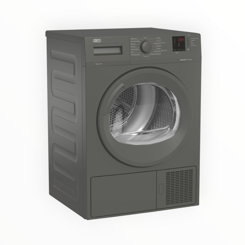 DEFY Tumble Dryer Defy 9kg Heat Pump Tumble Dryer Grey - DTD323