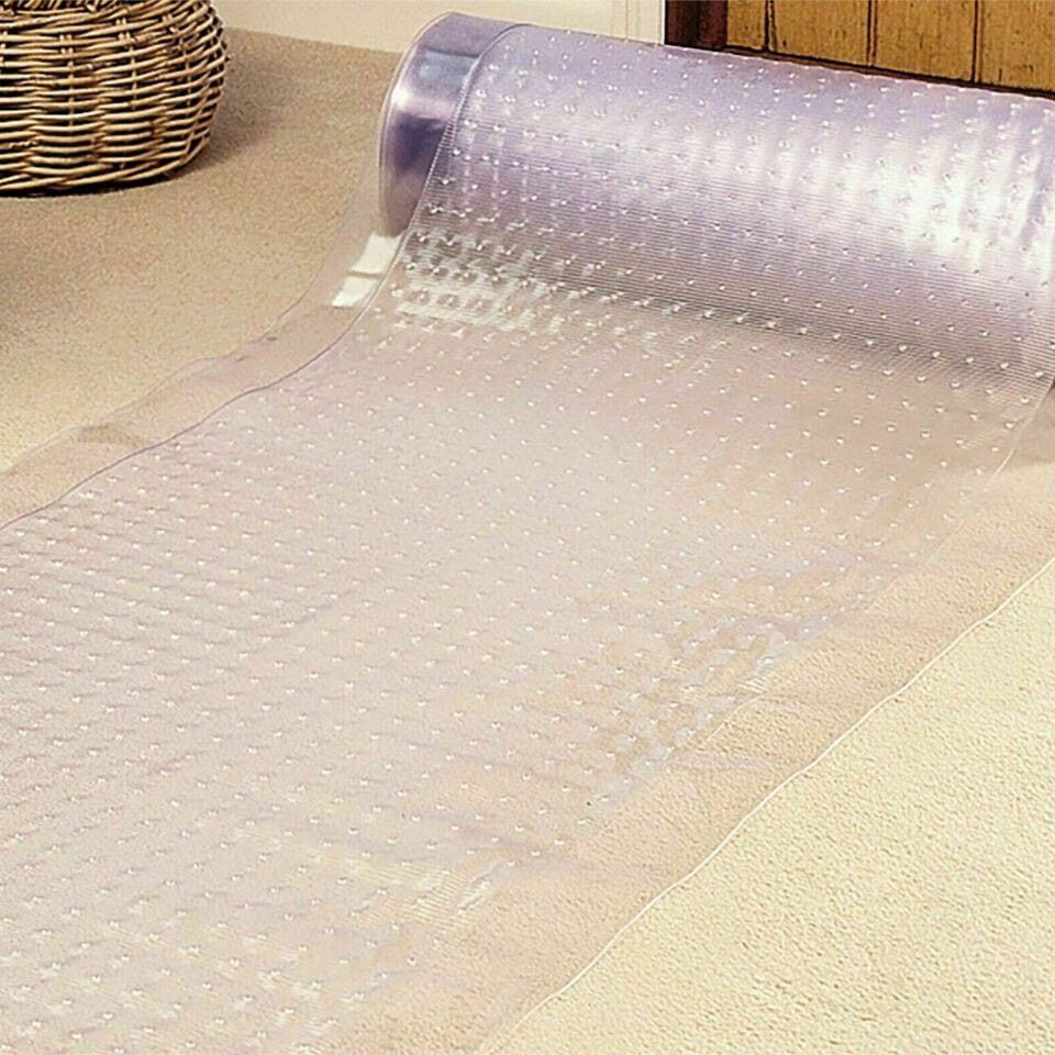 PVC Carpet Runner Protector Clear 67cm Wide