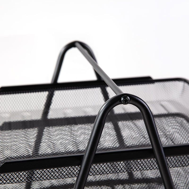 Deli School Stationery Deli File Tray 350x278x275mm Black (7396697800793)