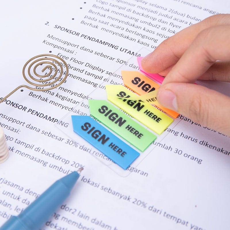 Deli Tech & Office Deli Index Tabs 44X12Mm Tabs A113 02 (7397167267929)