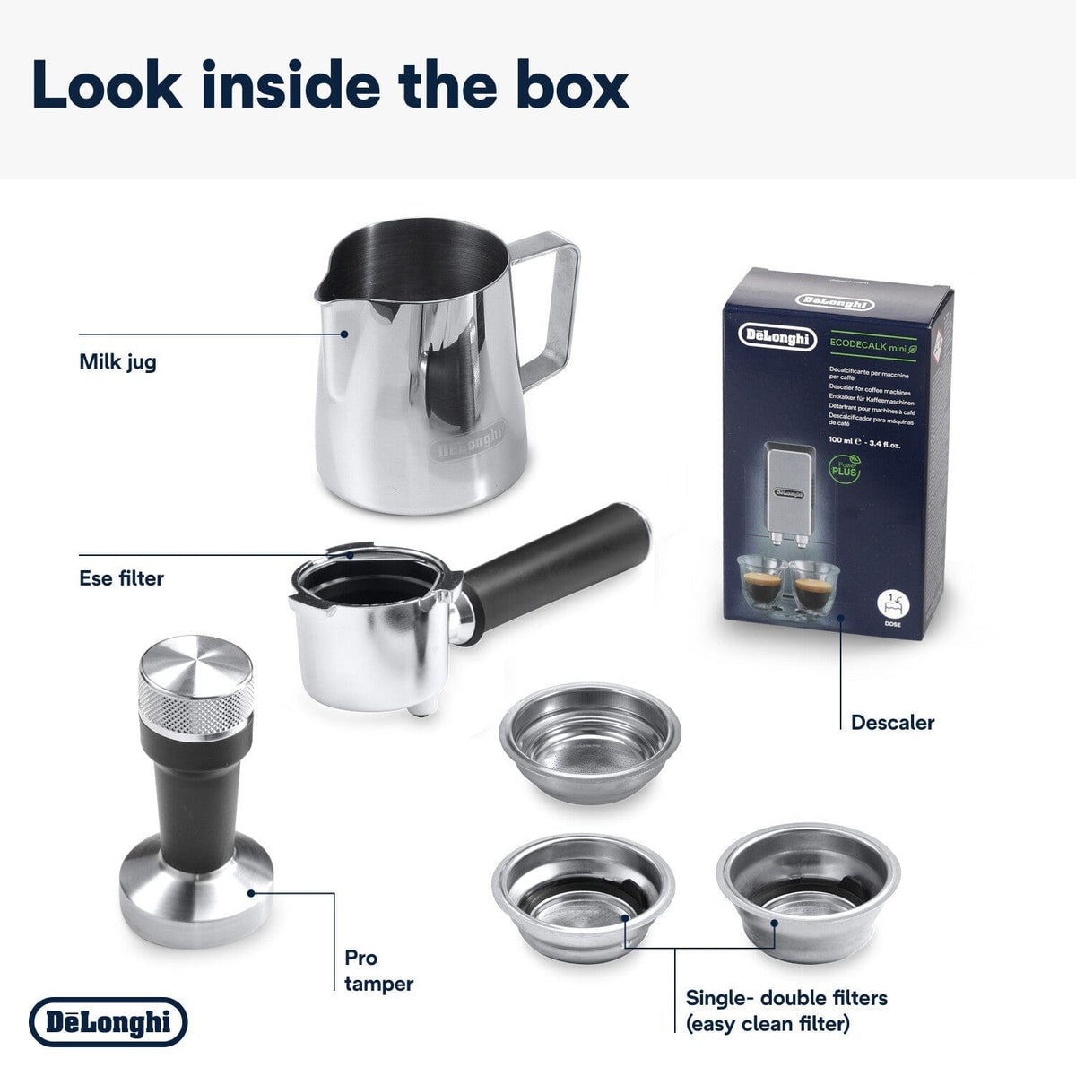 Delonghi COFFEE MACHINE Delonghi Dedica Arte Pump Espresso Coffee Machine EC885.GY (7816961163353)