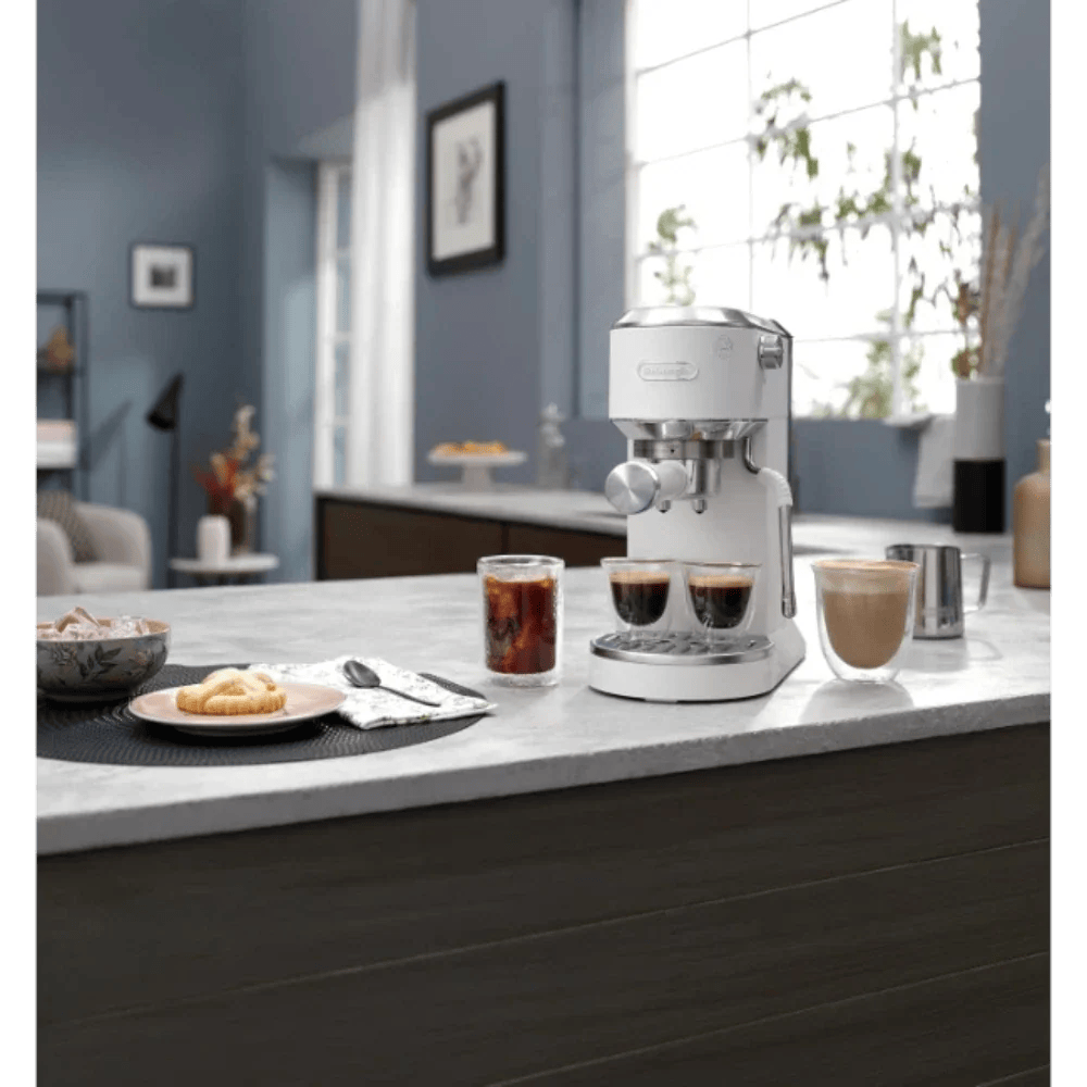 Delonghi COFFEE MACHINE Delonghi Dedica Duo Manual Coffee Maker White EC890.WI