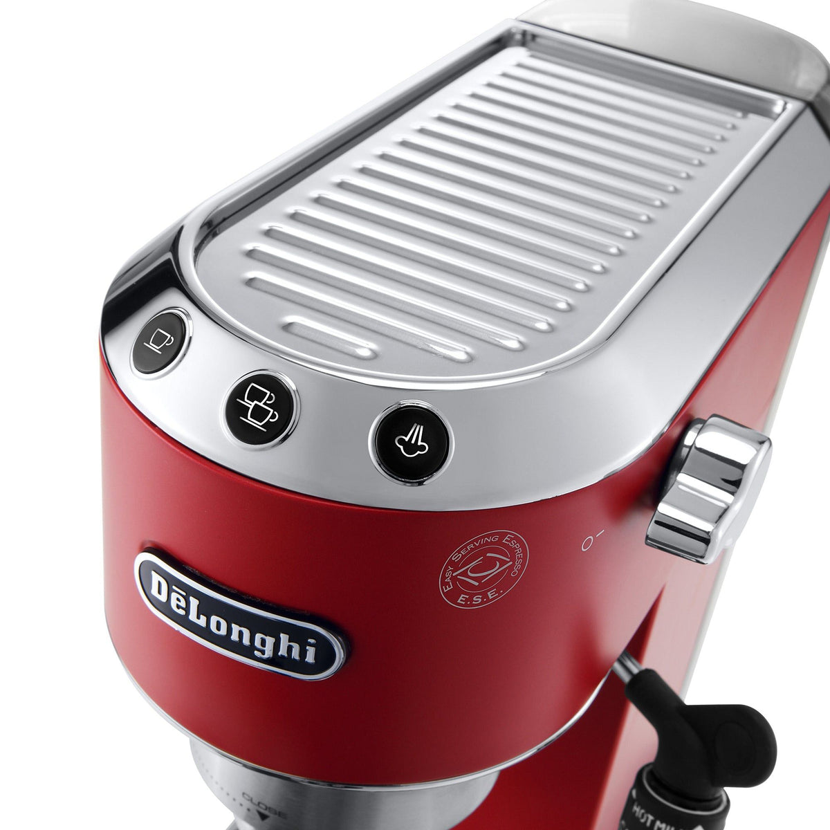 Delonghi COFFEE MACHINE Delonghi Dedica Style Matt Pump Espresso Maker Red EC685.R