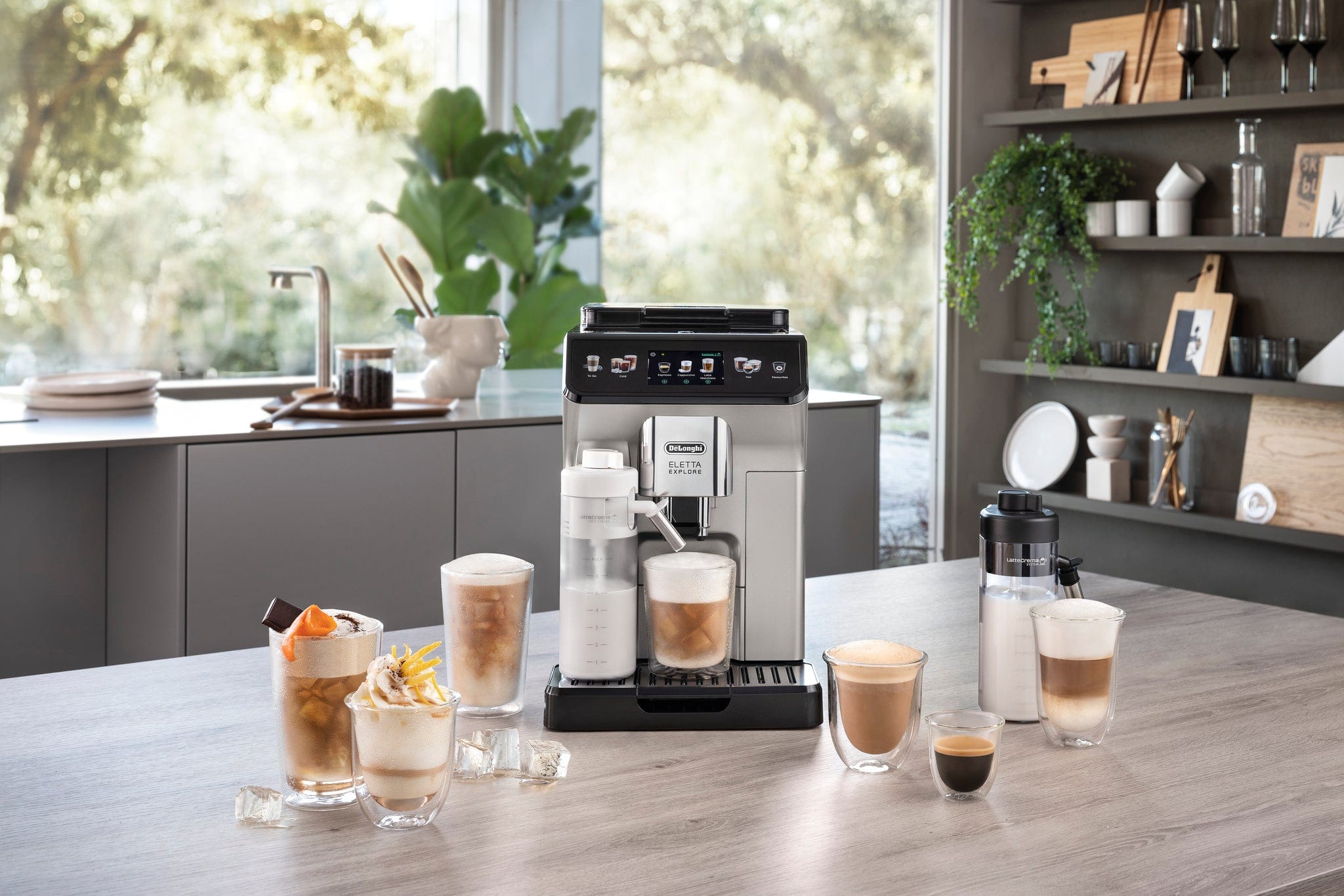Delonghi COFFEE MACHINE Delonghi Eletta Explore Bean To Cup Coffee Machine ECAM450.65.S (7162224476249)