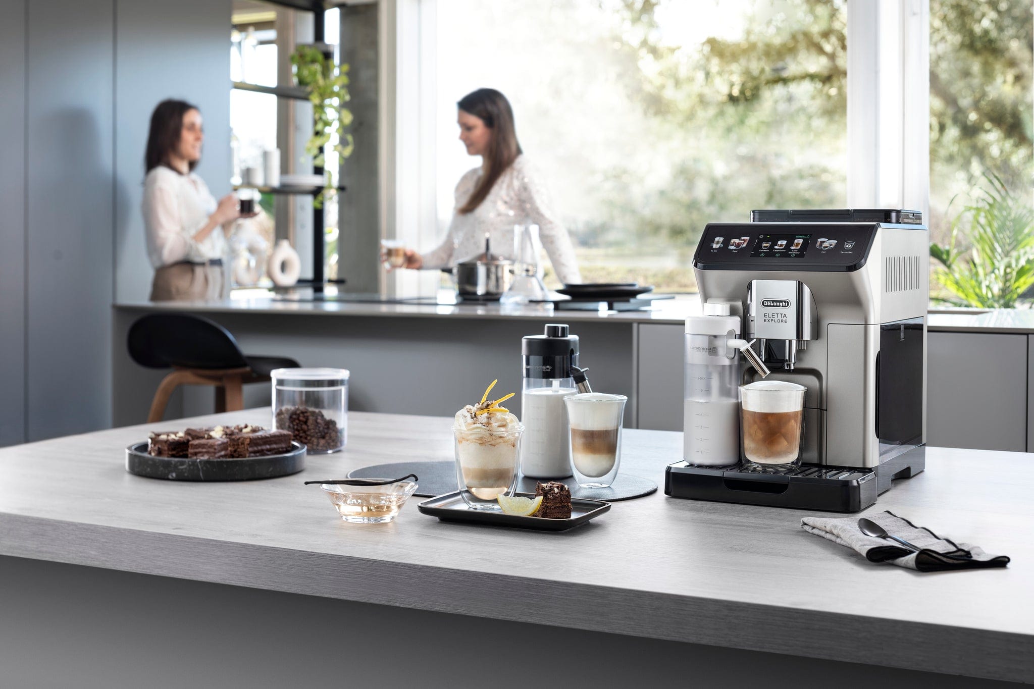 Delonghi COFFEE MACHINE Delonghi Eletta Explore Bean To Cup Coffee Machine ECAM450.65.S (7162224476249)