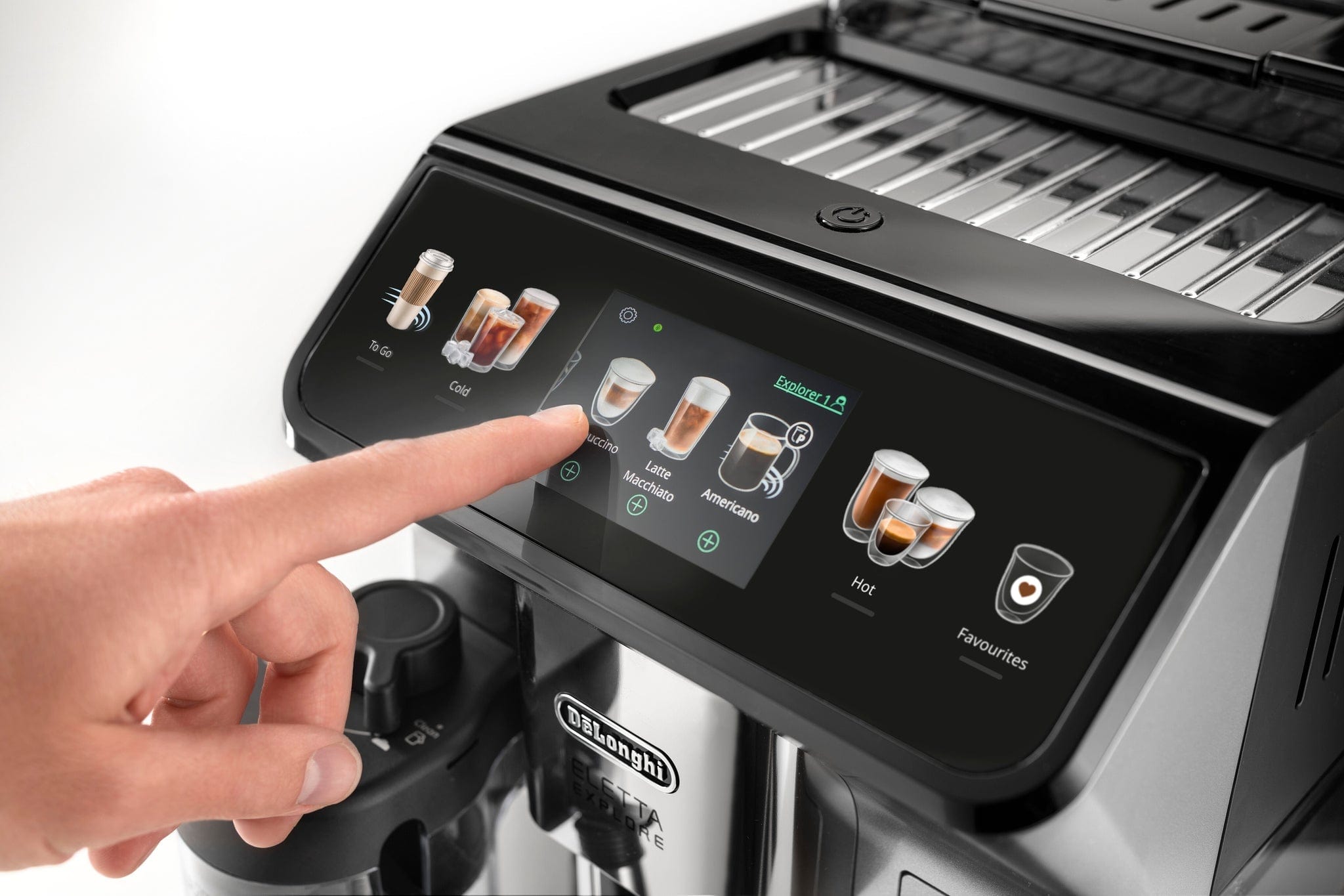 Delonghi COFFEE MACHINE Delonghi Eletta Explore Bean To Cup Coffee Machine ECAM450.65.S (7162224476249)