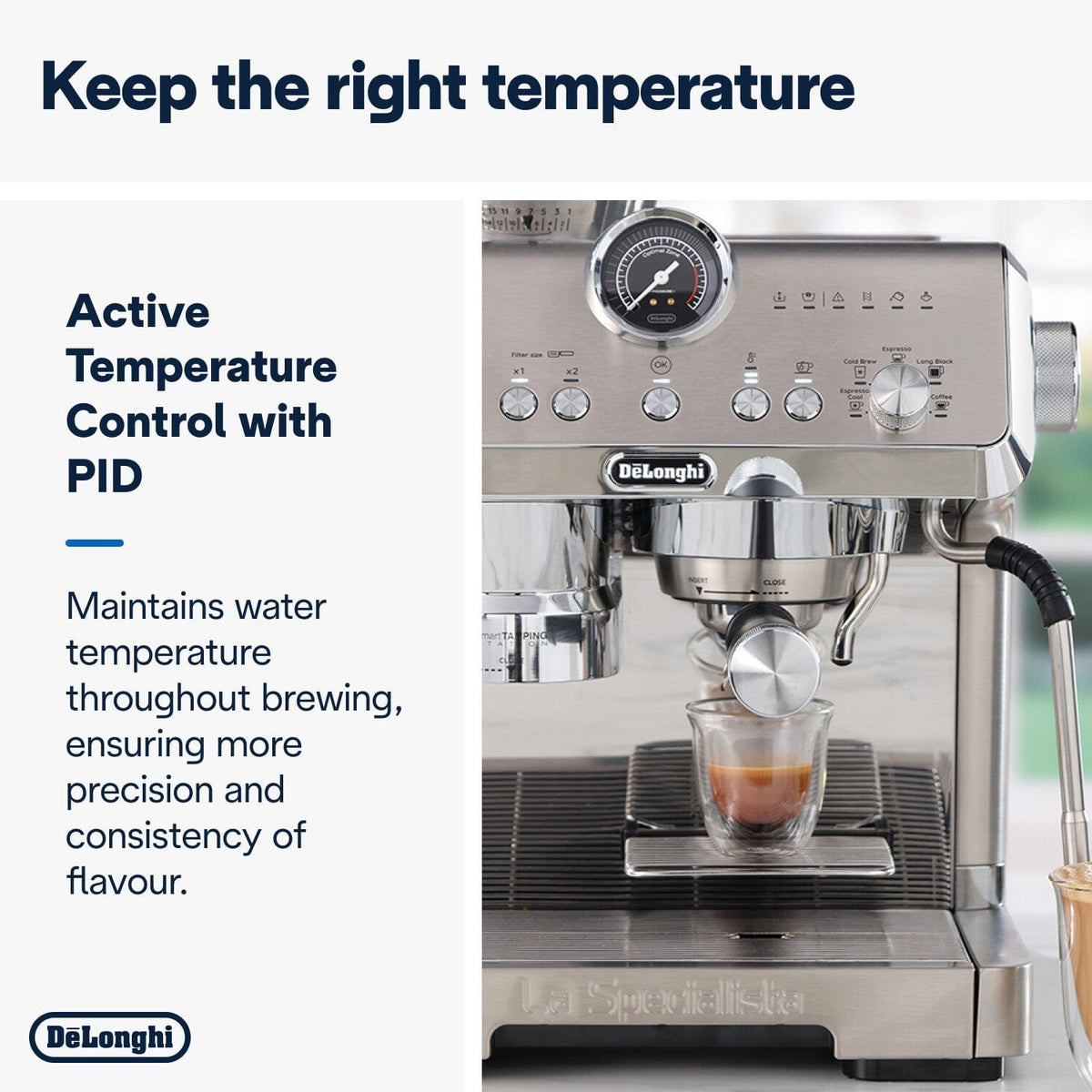 Delonghi COFFEE MACHINE Delonghi La Specialista Opera Manual Pump Espresso Machine - EC9555.M